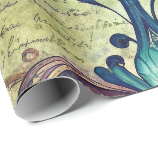 Seamless Floral Pattern Furniture Decoupage Paper Cadeaupapier (Rol Hoek)