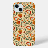 Seamless floral pattern in beige background Case-Mate iPhone case (Achterkant)
