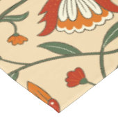 Seamless floral pattern in beige background tafelkleed (Gekanteld)