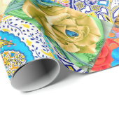 Seamless floral pattern in oriental paisley style. cadeaupapier (Rol Hoek)