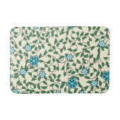 Seamless floral pattern on beige background badmat (Voorkant)