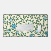 Seamless floral pattern on beige background bureaumat (Keyboard & Muis)