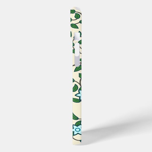 Seamless floral pattern on beige background Case-Mate iPhone case (Achterkant / Links)