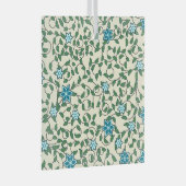 Seamless floral pattern on beige background glas ornament (Voorkant Rechts)