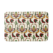 Seamless floral pattern with red and yellow  badmat (Voorkant)