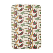 Seamless floral pattern with red and yellow  badmat (Voorkant Verticaal)
