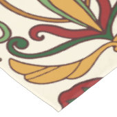 Seamless floral pattern with red and yellow  tafelkleed (Gekanteld)
