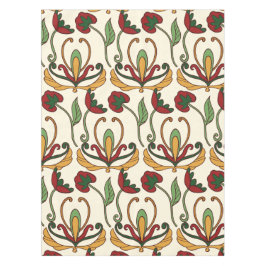 Seamless floral pattern with red and yellow  tafelkleed