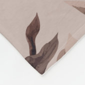 Seamless floral pattern with roses on light backgr fleece deken (Hoek)