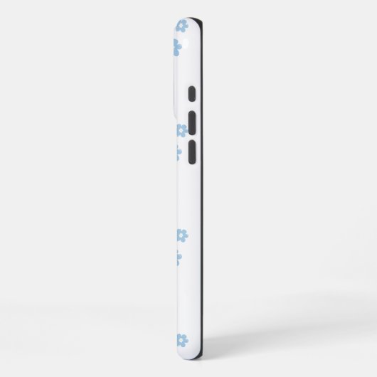 Seamless Floral Pattern with Small Blue Flowers iPhone Hoesje (Linkerkant)