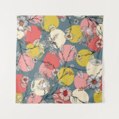 Seamless flower pattern on backgroundfloral, patte wandkleed (Voorkant (horizontaal))
