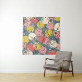 Seamless flower pattern on backgroundfloral, patte wandkleed (In situ)