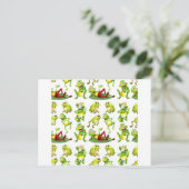 Seamless frog briefkaart (Staand voorkant)
