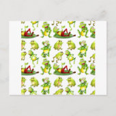 Seamless frog briefkaart (Voorkant)