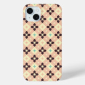 Seamless geometric floral  pattern Case-Mate iPhone case (Achterkant)