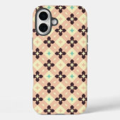 Seamless geometric floral  pattern Case-Mate iPhone case (Achterkant)