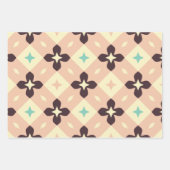 Seamless geometric floral  pattern inpakpapier vel (Voorkant 2)