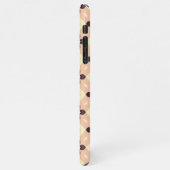 Seamless geometric floral  pattern iPhone hoesje (Linkerkant)