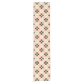 Seamless geometric floral  pattern korte tafelloper (Voorkant)