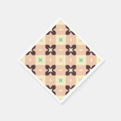 Seamless geometric floral  pattern servet (Hoek)