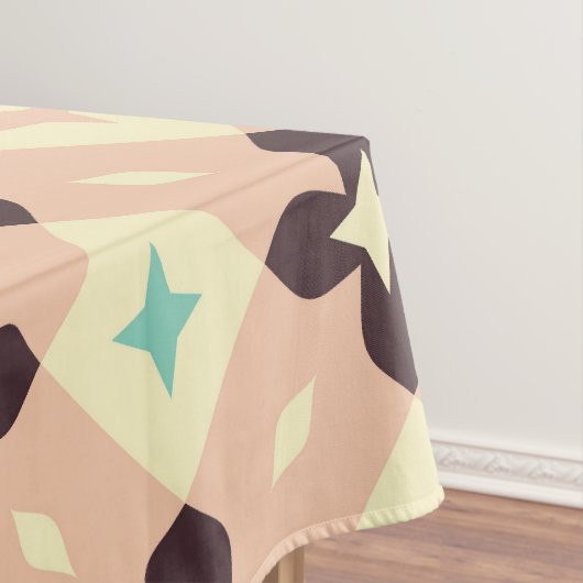 Seamless geometric floral  pattern tafelkleed (Voorbeeld)