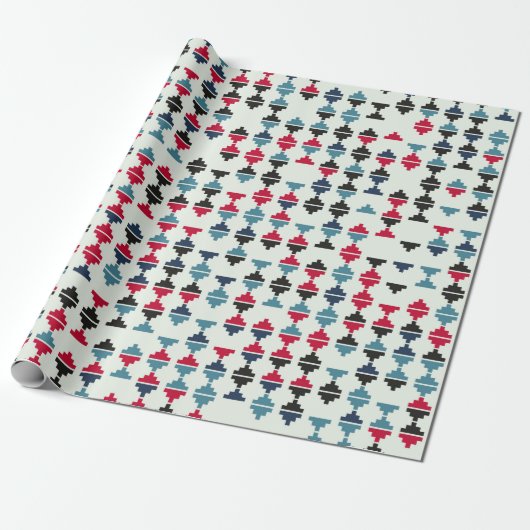 Seamless geometric pattern design illustrationabst cadeaupapier (Uitgerold)
