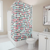 Seamless geometric pattern design illustrationabst douchegordijn (In situ)