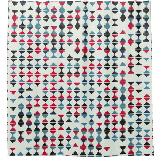 Seamless geometric pattern design illustrationabst douchegordijn (Voorkant)