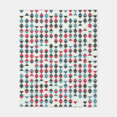 Seamless geometric pattern design illustrationabst fleece deken (Voorkant)
