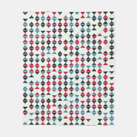 Seamless geometric pattern design illustrationabst fleece deken (Voorkant)