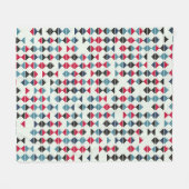Seamless geometric pattern design illustrationabst fleece deken (Voorkant (Horizontaal))