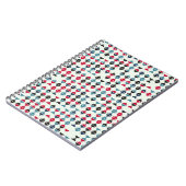 Seamless geometric pattern design illustrationabst notitieboek (Linkerzijde)