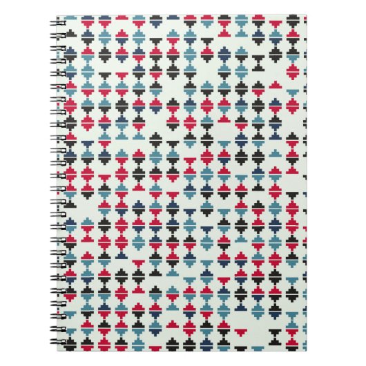 Seamless geometric pattern design illustrationabst notitieboek (Voorkant)