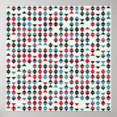 Seamless geometric pattern design illustrationabst poster (Voorkant)