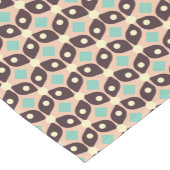 Seamless geometric pattern in dark brown leaf  korte tafelloper (Hoek)