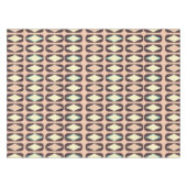 Seamless geometric pattern in dark brown leaf  tafelkleed (Voorkant (Horizontaal))