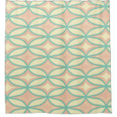  Seamless geometric pattern in diamond shapes  Douchegordijn (Voorkant)