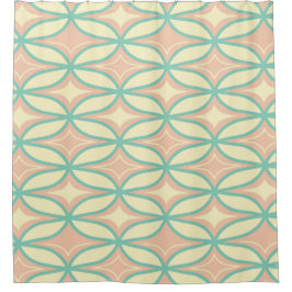  Seamless geometric pattern in diamond shapes  Douchegordijn