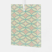  Seamless geometric pattern in diamond shapes  Glas Ornament (Voorkant links)