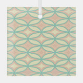  Seamless geometric pattern in diamond shapes  Glas Ornament (Voorkant)