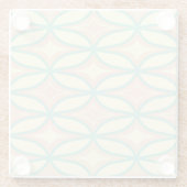  Seamless geometric pattern in diamond shapes  Glazen Onderzetter (Achterkant)