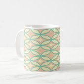  Seamless geometric pattern in diamond shapes  Koffiemok (Voorkant links)