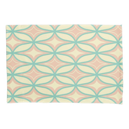  Seamless geometric pattern in diamond shapes  Kussensloop (Voorkant-Links)