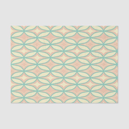  Seamless geometric pattern in diamond shapes  Tissuepapier (Voorkant)