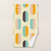Seamless geometric pattern in retro vibes bad handdoek (Handdoek)