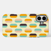 Seamless geometric pattern in retro vibes Case-Mate iPhone case (Achterkant (horizontaal))