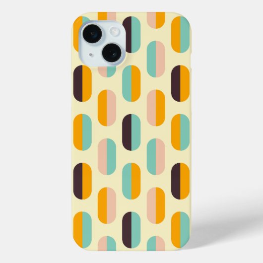 Seamless geometric pattern in retro vibes Case-Mate iPhone case (Achterkant)