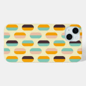 Seamless geometric pattern in retro vibes Case-Mate iPhone case (Achterkant (horizontaal))