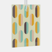Seamless geometric pattern in retro vibes glas ornament (Voorkant Rechts)