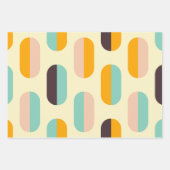 Seamless geometric pattern in retro vibes inpakpapier vel (Voorkant 2)